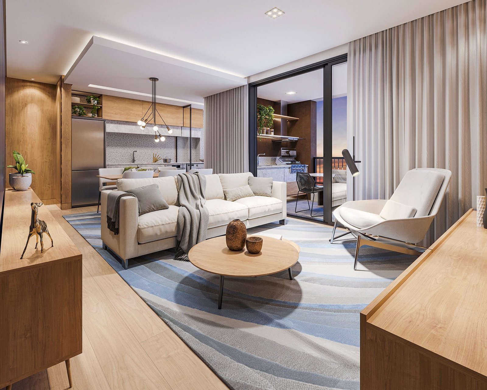 Apartamento de 77 m²