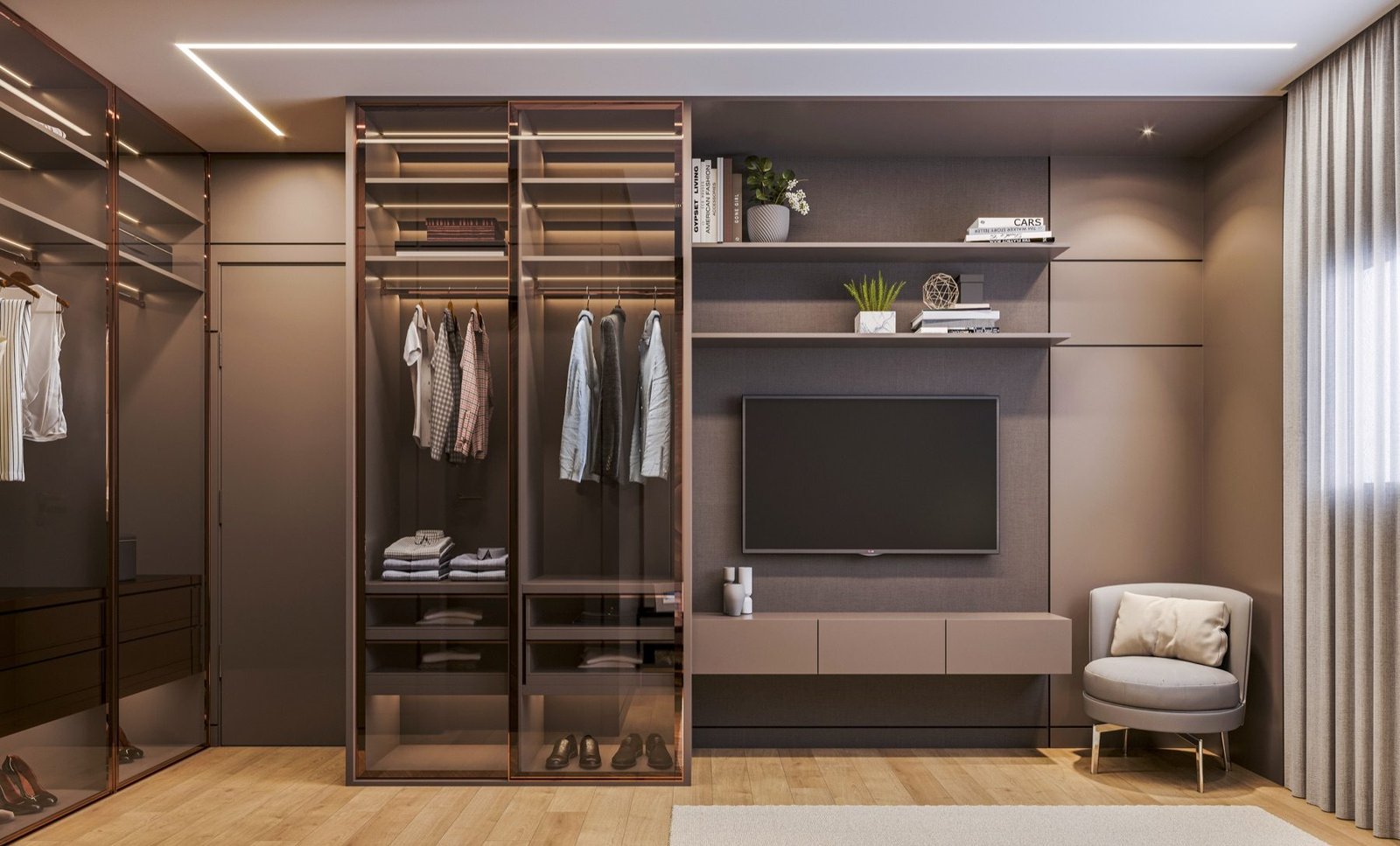 Segunda suíte do apartamento de 95 m²